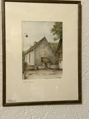 Aquarell der St. Corneli Kirche