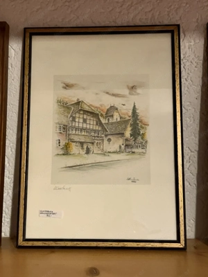 Zwei Kunstdrucke von Feldkirch Bild 2