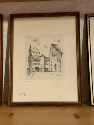 Zwei Kunstdrucke aus Feldkirch