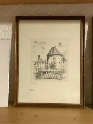Zwei Kunstdrucke aus Feldkirch Bild 2