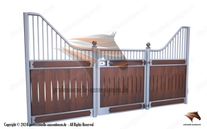 Pferdeboxen mit Fressgitter & Boxenfronten - Innenboxen kaufen