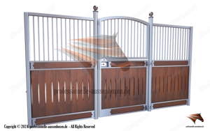 Pferdeboxen mit Fressgitter & Boxenfronten - Innenboxen kaufen Bild 3