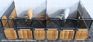 Pferdeboxen mit Fressgitter & Boxenfronten - Innenboxen kaufen Bild 10