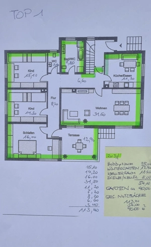 Gartenwohnung , Haus mit Garten Bild 4