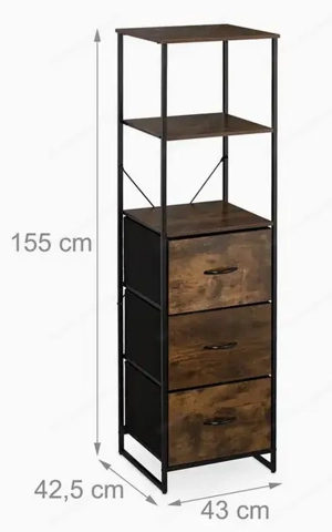 Regal Industrial Look orginalverpackt Bild 2