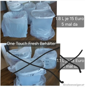 One Touch Fresh Tupperware NEU
