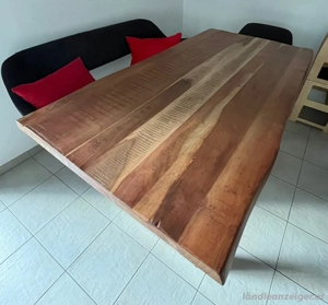Esstisch aus Echtholz Bild 3