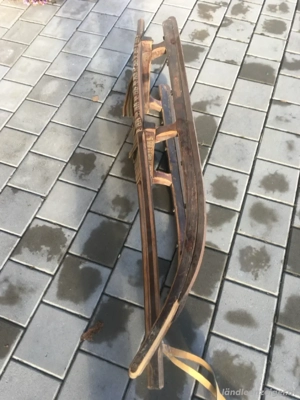 Rennrodel Alt Dachbodenfund   Bild 7