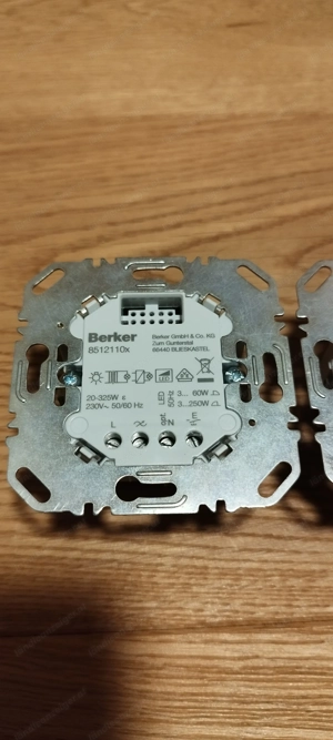  Berker Universal Schalteinsatz 1-fach (R,L,C,LED) 85121100  Bild 2