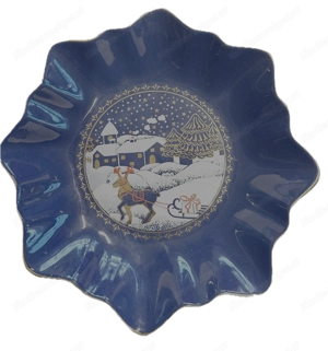 Weihnachtsteller Keksteller Glasplatten Bild 7