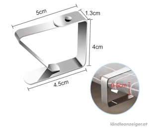 Tischdeckenklammern