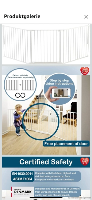 BabyDan Flex L, Schutzgitter Bild 3