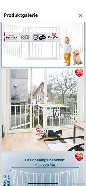 BabyDan Flex L, Schutzgitter Bild 4