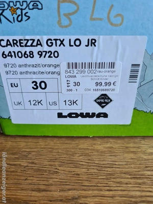 Kinder Freizeit Wanderschuh Gr.30 wasserfest Bild 4