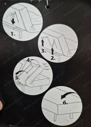 Cooles Samt-Schlafsofa mit Patchwork-Muster Bild 9