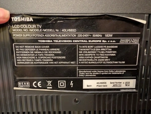 Toshiba Colour TV Modell 40LV685D Bild 3