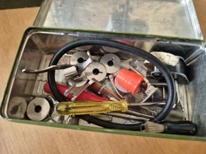 Antike Koffernähmaschine Marke Keller - funktionstüchtig Bild 5