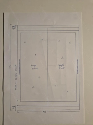 Spiegelschrank - Tischlerarbeit - zu verschenken - NEUWERTIG! Bild 7