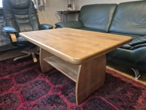 Couchtisch, ausziehbar und höhenverstellbar, massiv, gut erhalten Bild 3