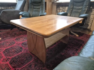 Couchtisch, ausziehbar und höhenverstellbar, massiv, gut erhalten Bild 6