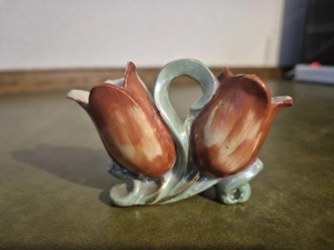 Vintage-Vase in Form eines doppelten Füllhorns