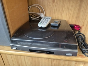 Sony CMT-CP33MD Micro HiFi Regal Stereo System-CD  Band  MD  Tuner und Plattenspieler mit Fernbedien Bild 3