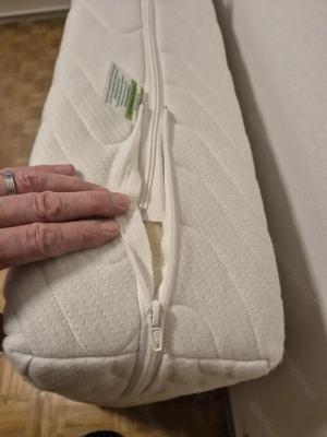 Neuwertige 7-Zonen SEMBELLA MATRATZE - Überzug waschbar Bild 3