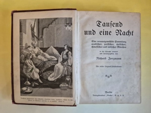 Antikes Buch "Tausend und eine Nacht" publiziert um 1911. Bild 2