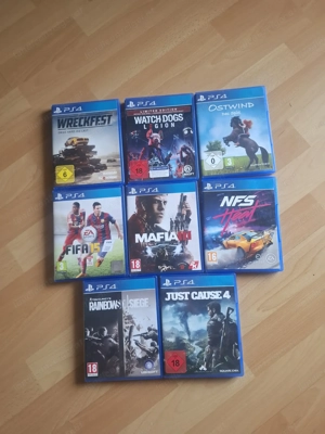 Playstation 4 spiele einzeln oder alle zudammen 