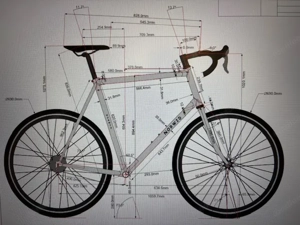 Rennrad, Randonneur, NORWID - Modell "Vättern" komplett Columbus XCr-Edelstahl Bild 2