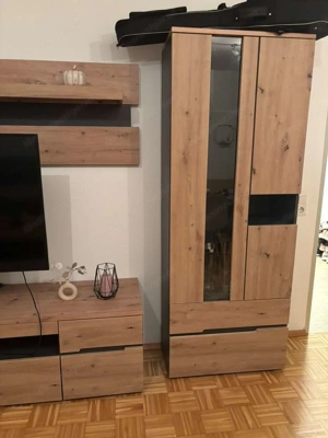 Wohnwand in Eiche Bild 3