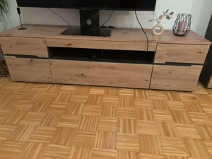 Wohnwand in Eiche Bild 2