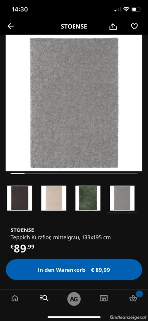 STOENSE Teppich kurzflor Bild 2