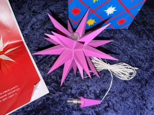 Original Herrnhuter Stern Sonderedition 2015 A1e 13cm Violett Bild 3