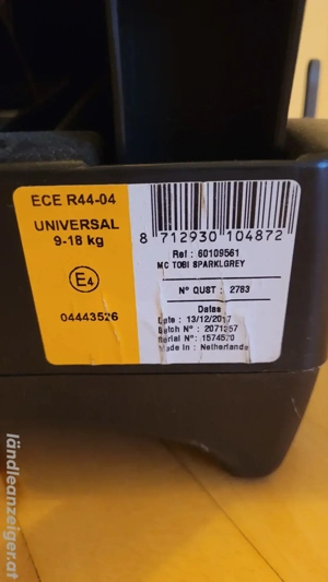 Maxi Cosi Tobi 9-13 kg inkl. Sommerbezug Bild 5