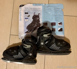 Eislaufschuhe Kinder verstellbar und wie neu Bild 2