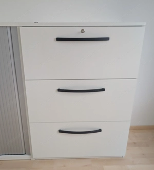 Techno by rb (Rohr-Büsch): Aktenelement, 3 Auszüge mit Zentralverriegelung für A4-Hängeregister Bild 2