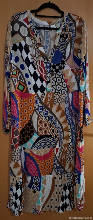 Druckkleid Größe 50,  Heine 