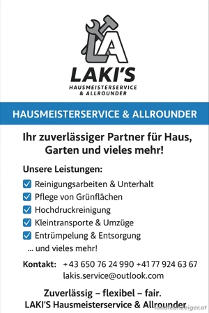 Allrounder für Haus, Garten und mehr 