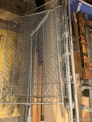 Wurfgitter Erdsieb Kompostsieb drei Maschenweiten Bild 4