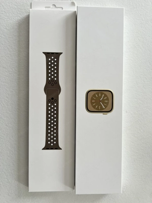 Apple Watch Series 8 Edelstahl Gold Bild 5
