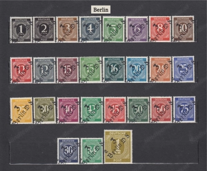 9 Briefmarken Sätze Deutschland 1948 mit Lokalem Aufdruck Postfrisch Bild 2