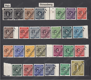 9 Briefmarken Sätze Deutschland 1948 mit Lokalem Aufdruck Postfrisch Bild 4