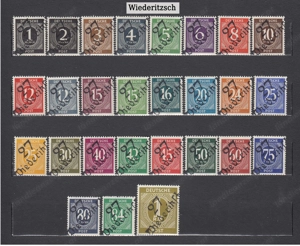 9 Briefmarken Sätze Deutschland 1948 mit Lokalem Aufdruck Postfrisch Bild 5