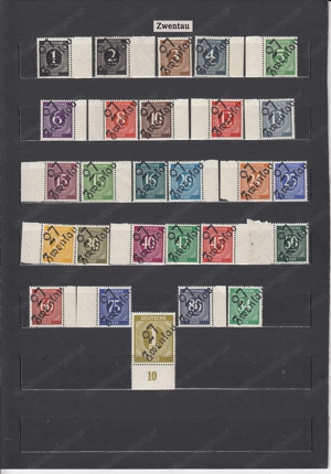 9 Briefmarken Sätze Deutschland 1948 mit Lokalem Aufdruck Postfrisch Bild 7