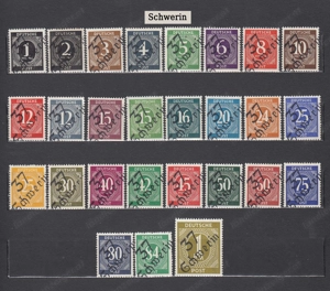 9 Briefmarken Sätze Deutschland 1948 mit Lokalem Aufdruck Postfrisch Bild 8