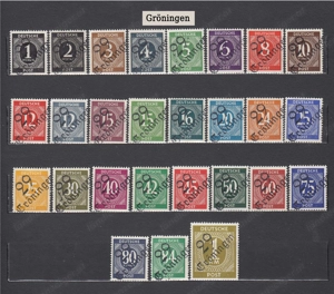 9 Briefmarken Sätze Deutschland 1948 mit Lokalem Aufdruck Postfrisch Bild 9