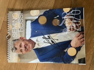 Semino Rossi Kalender mit Original Unterschrift 