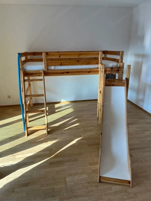 Flexa Hochbett für Kinder mit Rutsche Bild 2