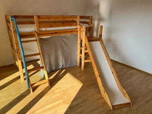 Flexa Hochbett für Kinder mit Rutsche